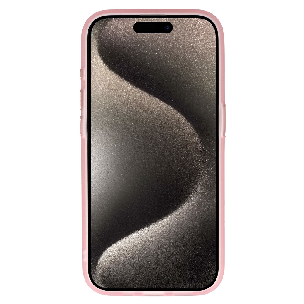 Pokrowiec Liavec AG Matte Series Case jasnorowy Apple iPhone 15 Plus / 4