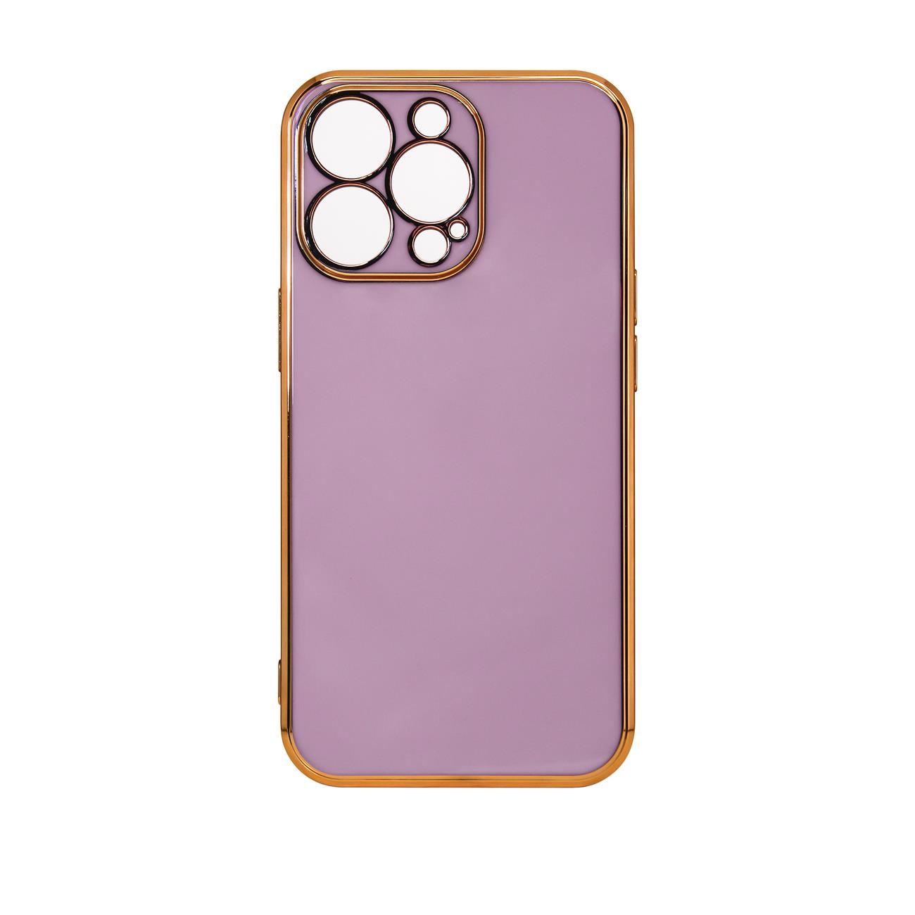 Pokrowiec Lighting Color Case fioletowy Apple iPhone 12