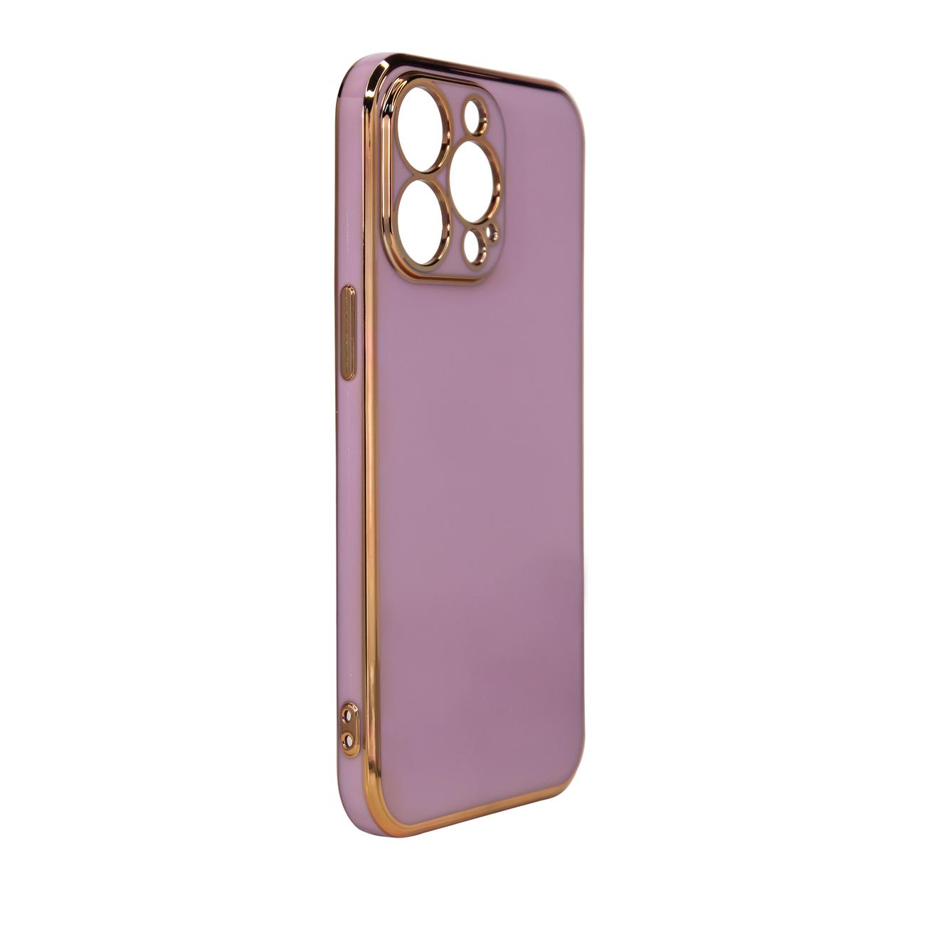 Pokrowiec Lighting Color Case fioletowy Apple iPhone 12 / 2