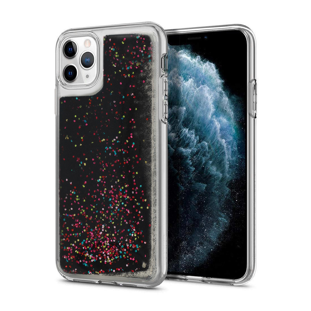 Pokrowiec Liquid Case czarny Samsung Galaxy S10 Plus