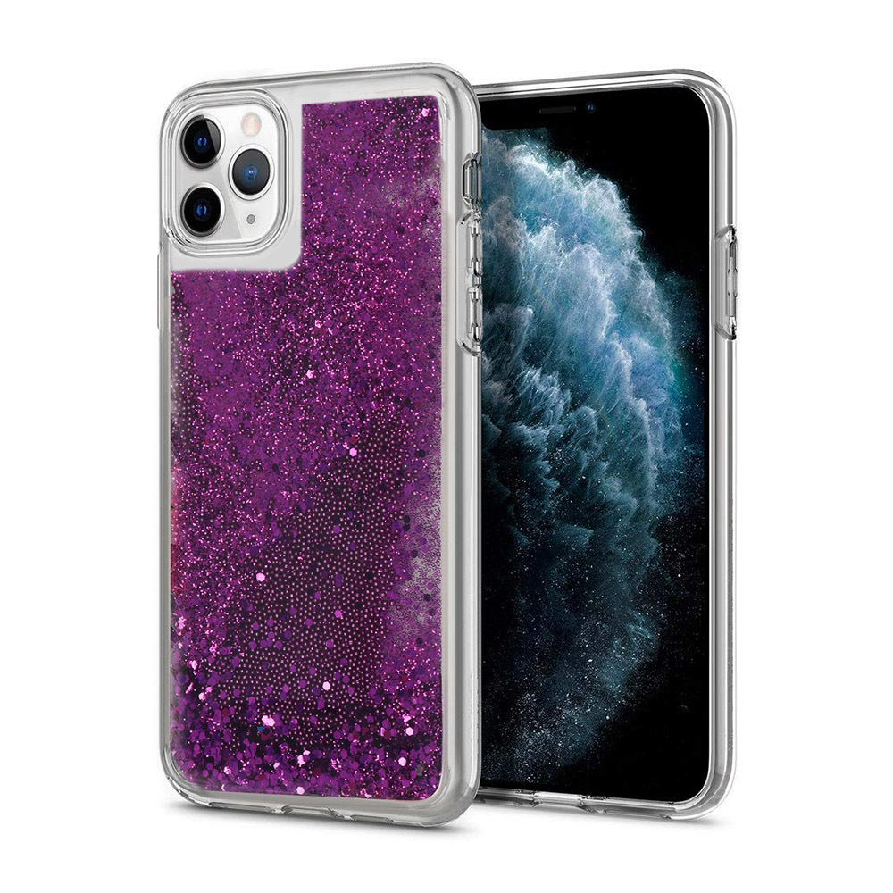 Pokrowiec Liquid Case fioletowy Apple iPhone 8