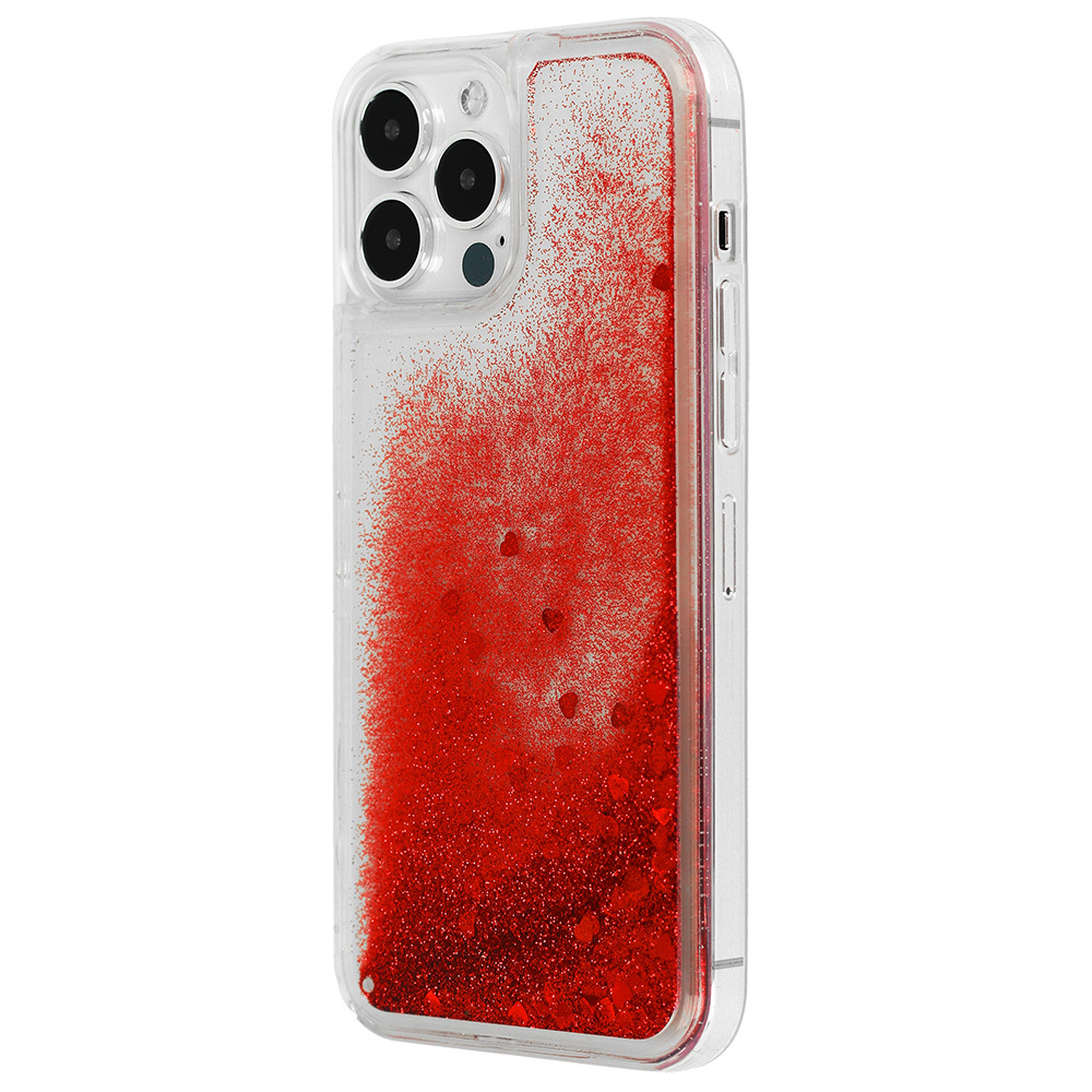 Pokrowiec Liquid Heart Case czerwony Apple iPhone 11 Pro / 2