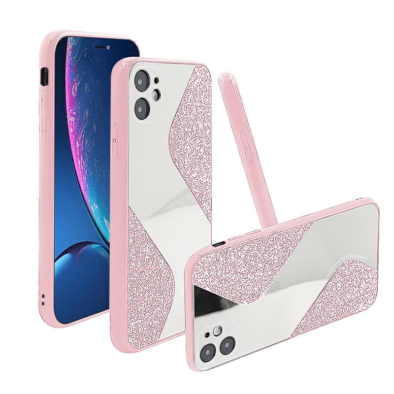 Pokrowiec lustrzany Mirallo Case rowy Apple iPhone 12 Mini 5,4 cali / 2