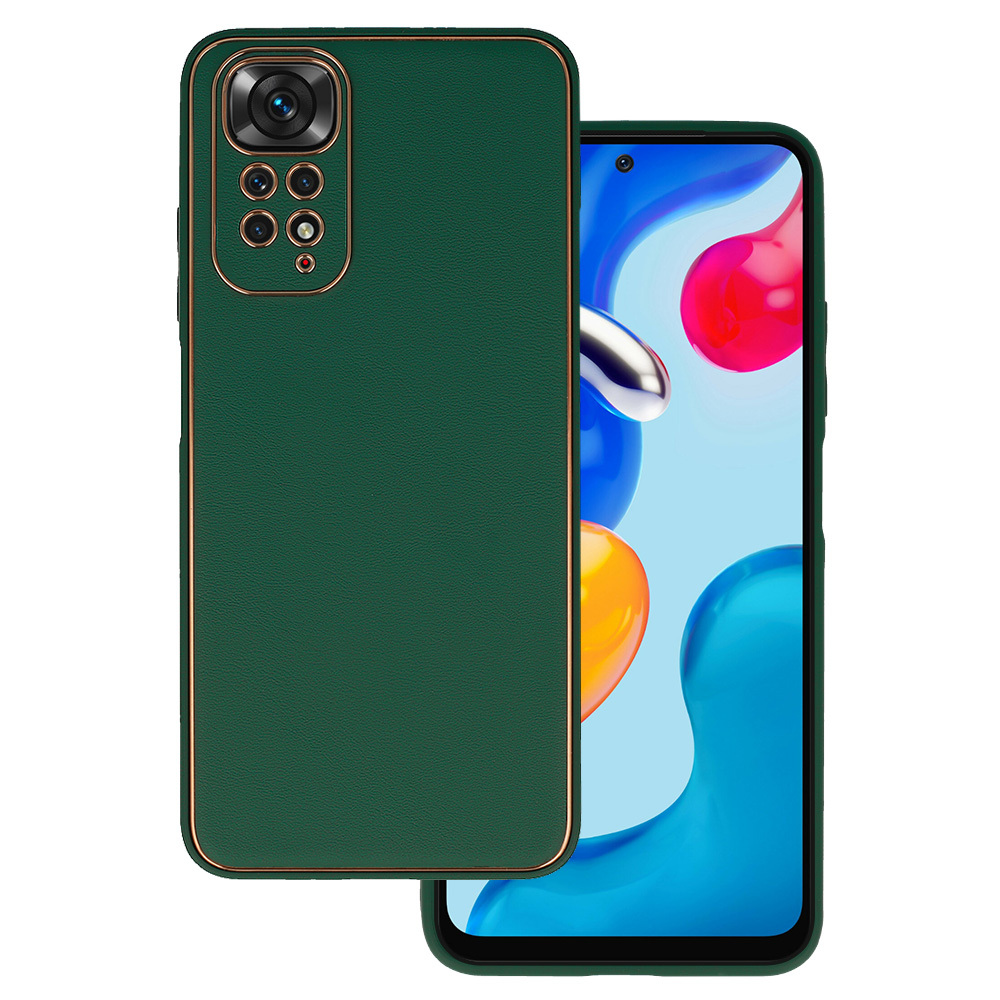 Pokrowiec Luxury Case ciemnozielony Xiaomi Redmi Note 11