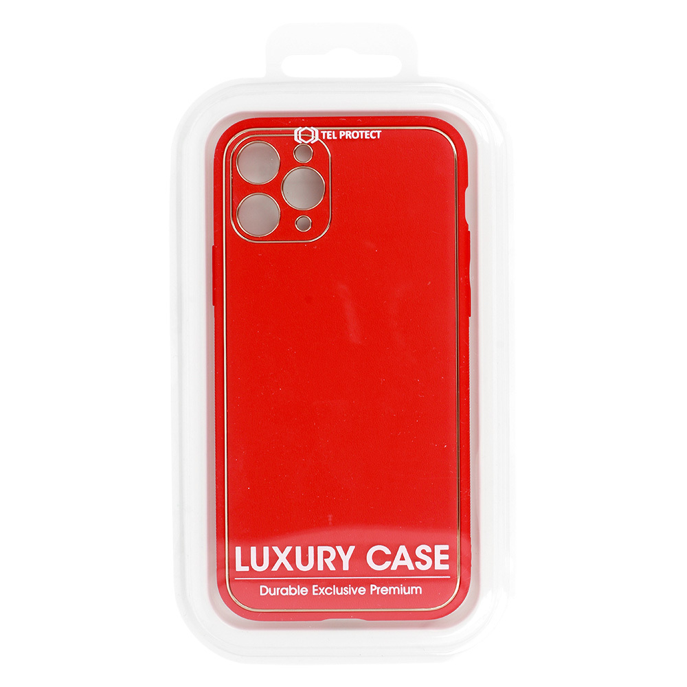 Pokrowiec Luxury Case czerwony Apple iPhone 12 Mini / 3