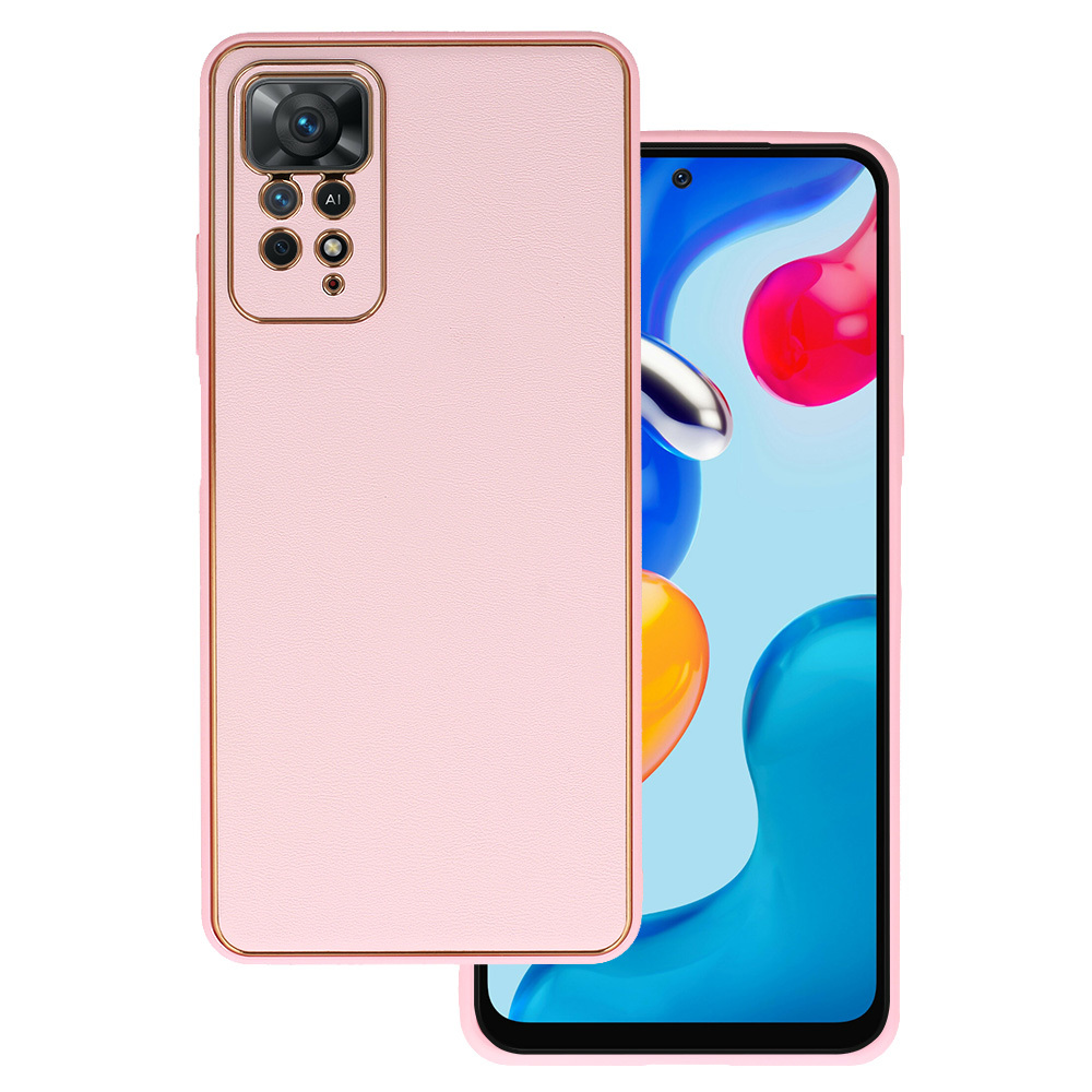 Pokrowiec Luxury Case jasnorowy Xiaomi Redmi Note 11 Pro