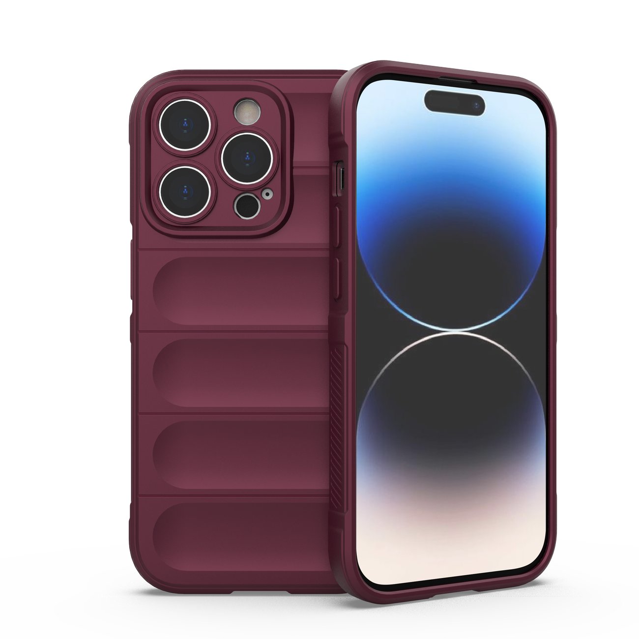 Pokrowiec Magic Shield Case burgundowy Apple iPhone 14 Pro