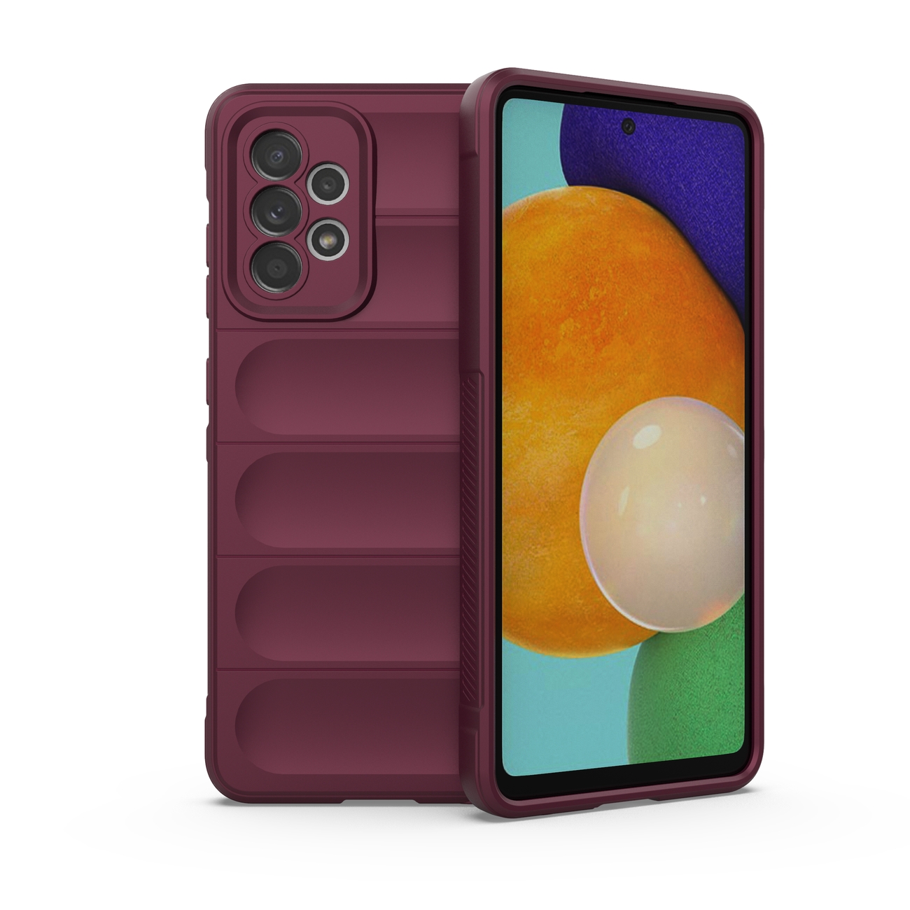 Pokrowiec Magic Shield Case burgundowy Samsung A52 5G