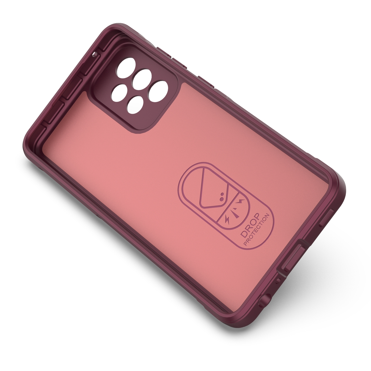 Pokrowiec Magic Shield Case burgundowy Samsung A52 5G / 2