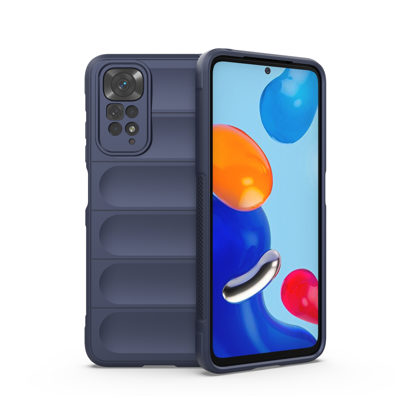 Pokrowiec Magic Shield Case ciemnoniebieski Xiaomi Redmi Note 11