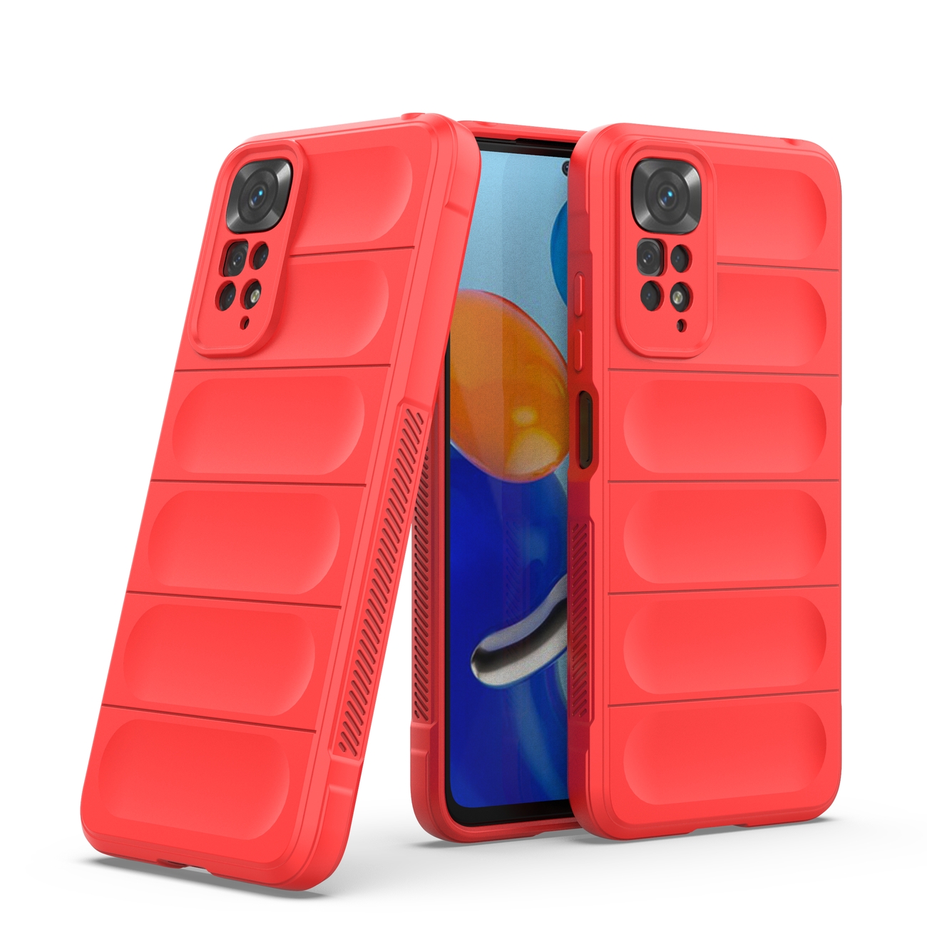 Pokrowiec Magic Shield Case czerwony Xiaomi Redmi Note 11 / 4