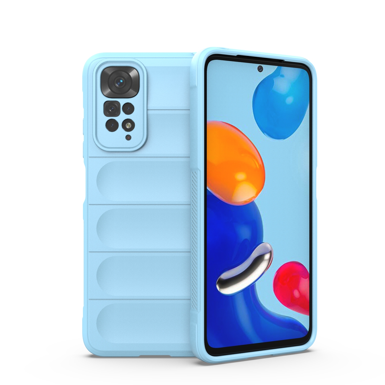 Pokrowiec Magic Shield Case jasnoniebieski Xiaomi Redmi Note 11