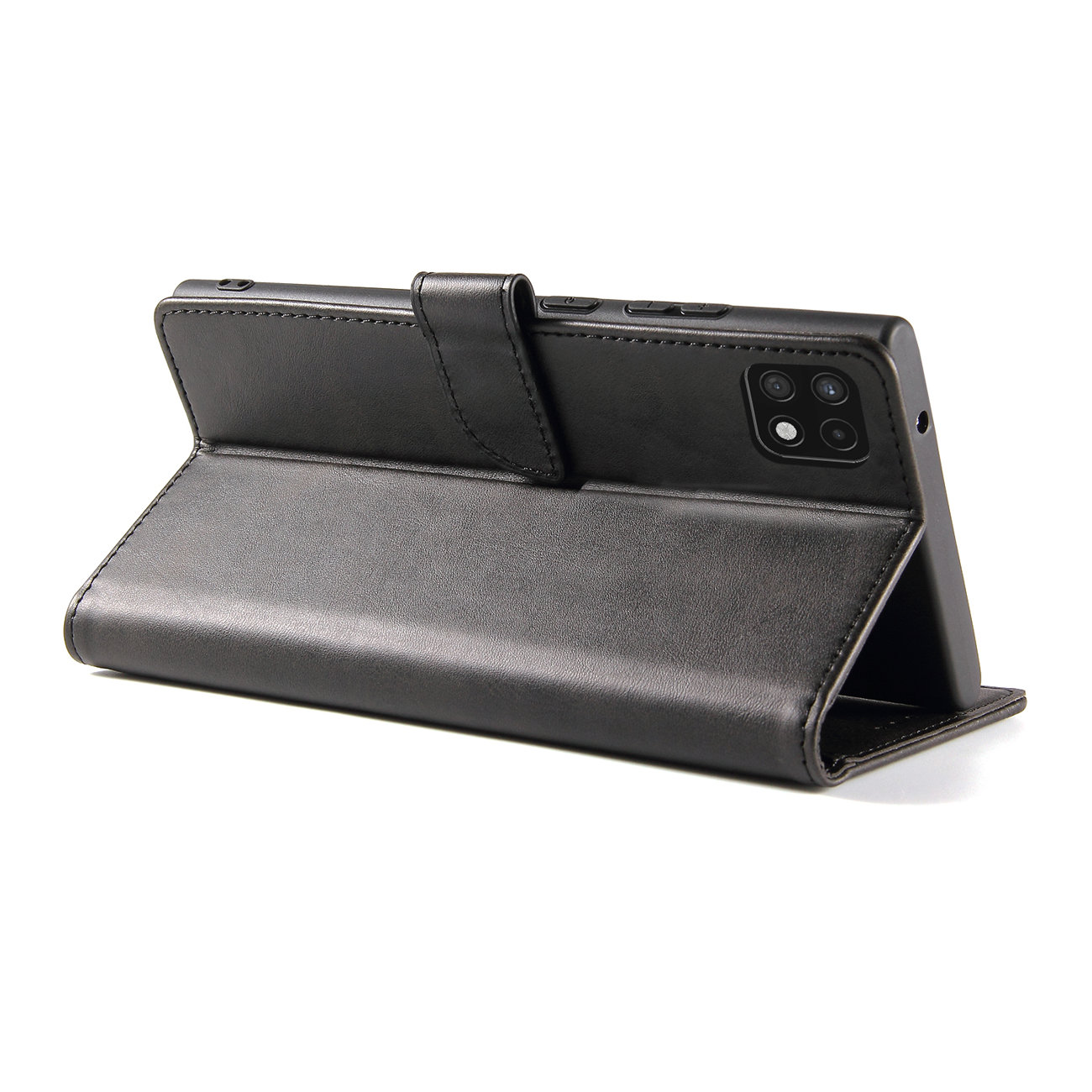 Pokrowiec Magnet Fancy Case czarny Samsung Galaxy A22 5G / 3