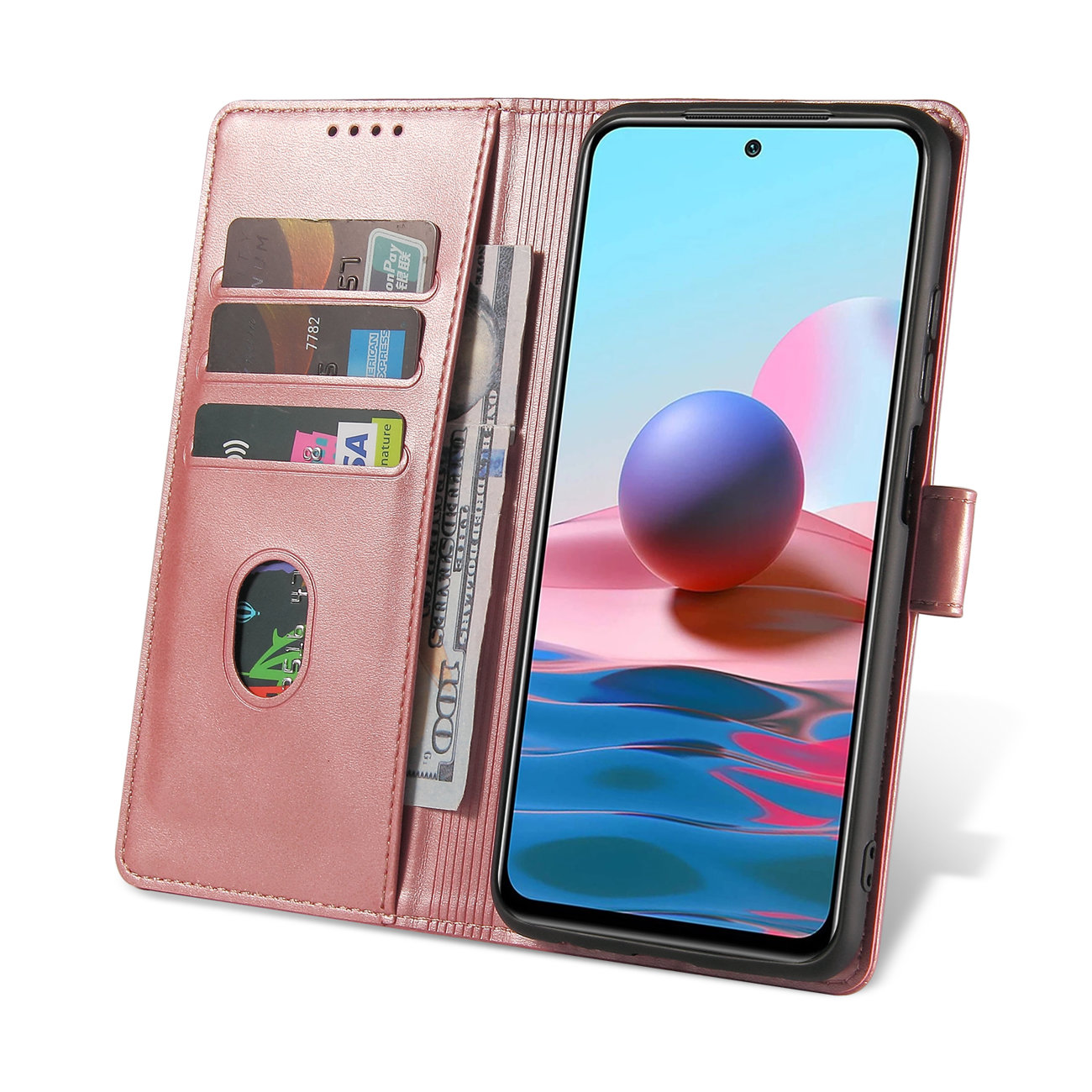 Pokrowiec Magnet Fancy Case rowy Xiaomi Redmi Note 10 5G / 6