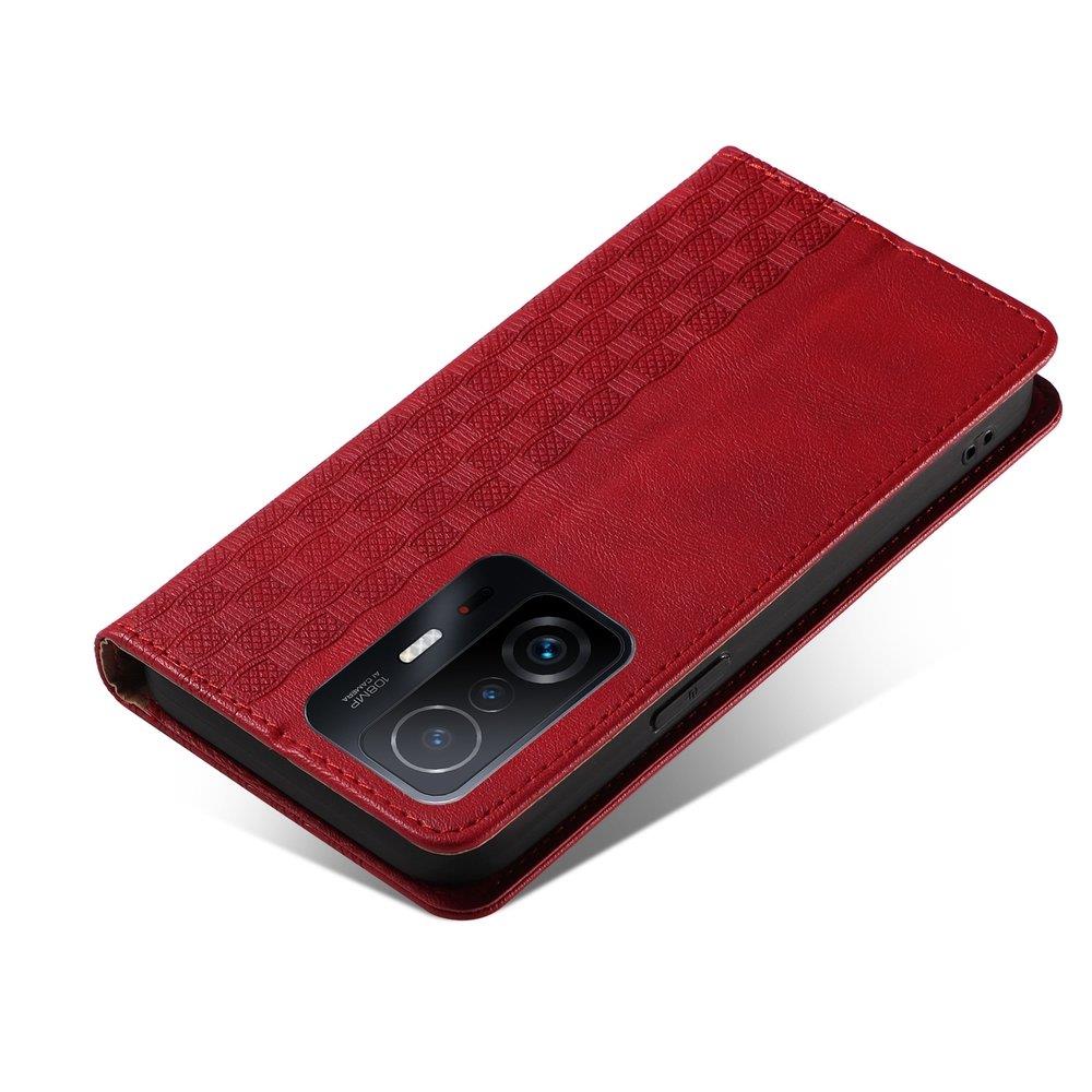 Pokrowiec Magnet Strap Case czerwony Xiaomi Redmi Note 11 Pro / 2