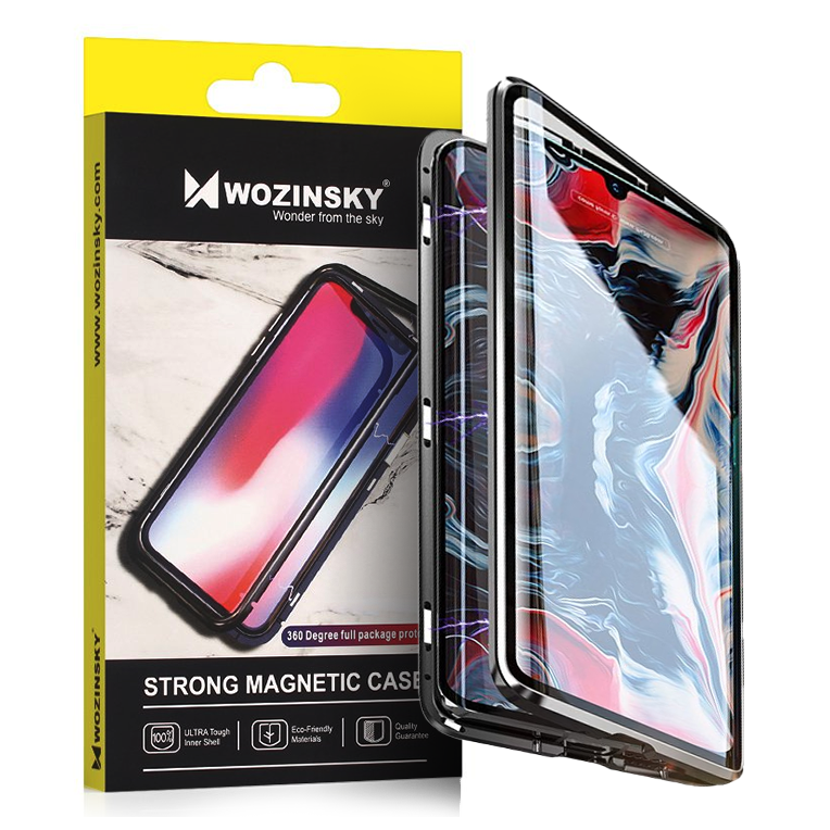 Pokrowiec Magnetic Case 360 czarny Apple iPhone 12 Pro