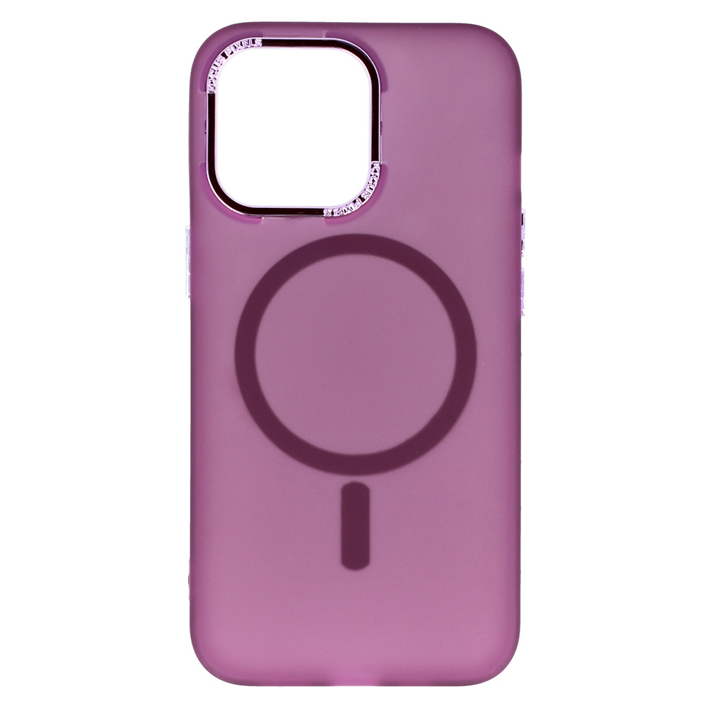 Pokrowiec Magnetic Frosted Case fioletowy Apple iPhone 12 / 4