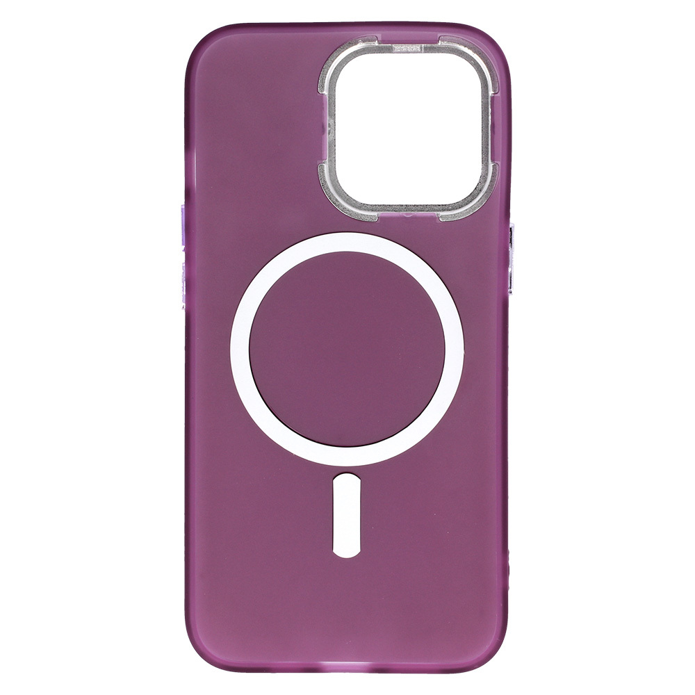 Pokrowiec Magnetic Frosted Case fioletowy Apple iPhone 12 / 5