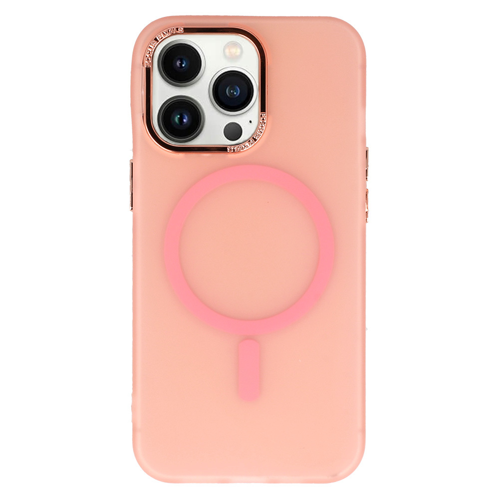 Pokrowiec Magnetic Frosted Case rowy Apple iPhone 12 / 4