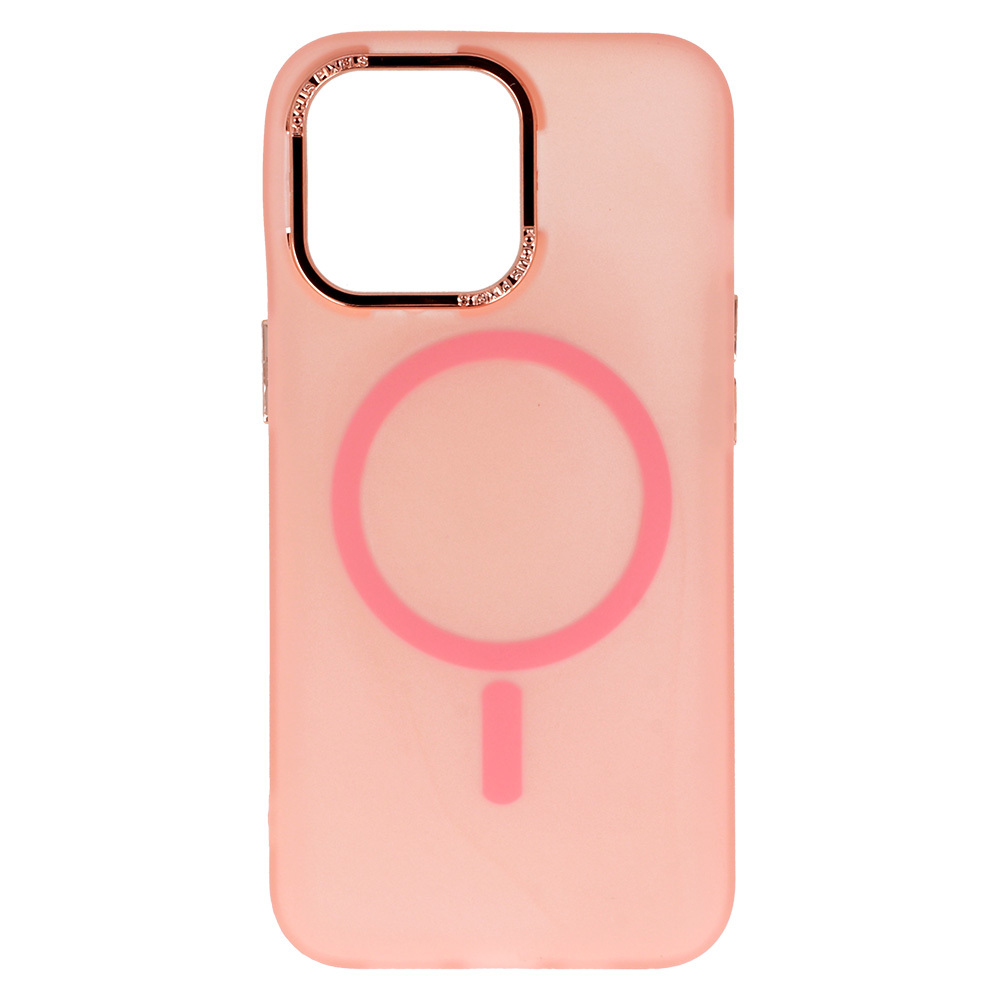 Pokrowiec Magnetic Frosted Case rowy Apple iPhone 12 / 6