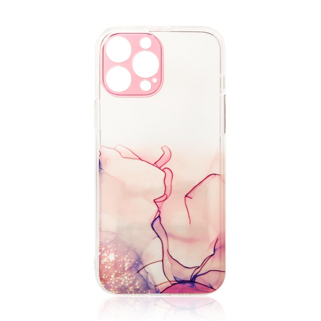 Pokrowiec Marble Case rowy Apple iPhone 12