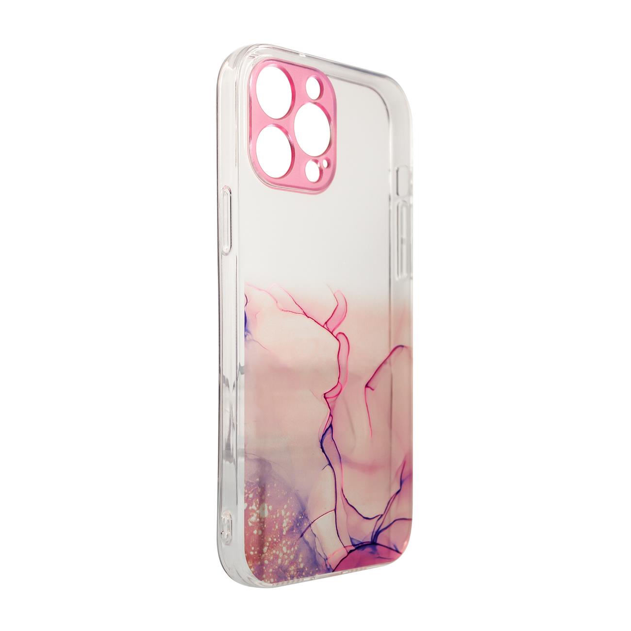 Pokrowiec Marble Case rowy Apple iPhone 12 / 2