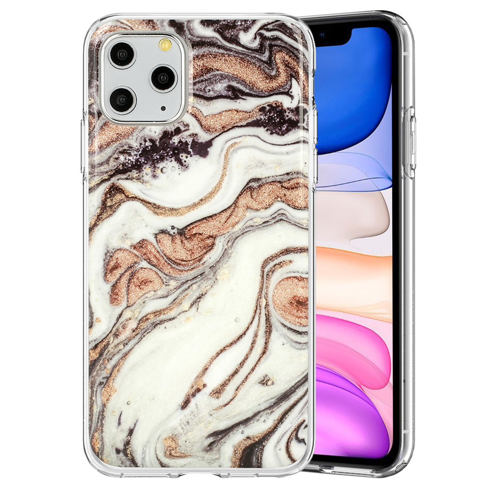 Pokrowiec Marble Glitter Case wzr 1 Apple iPhone 12 Pro Max