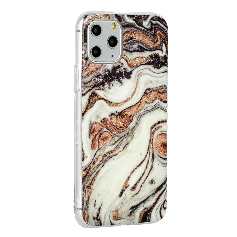 Pokrowiec Marble Glitter Case wzr 1 Apple iPhone 12 Pro Max / 4