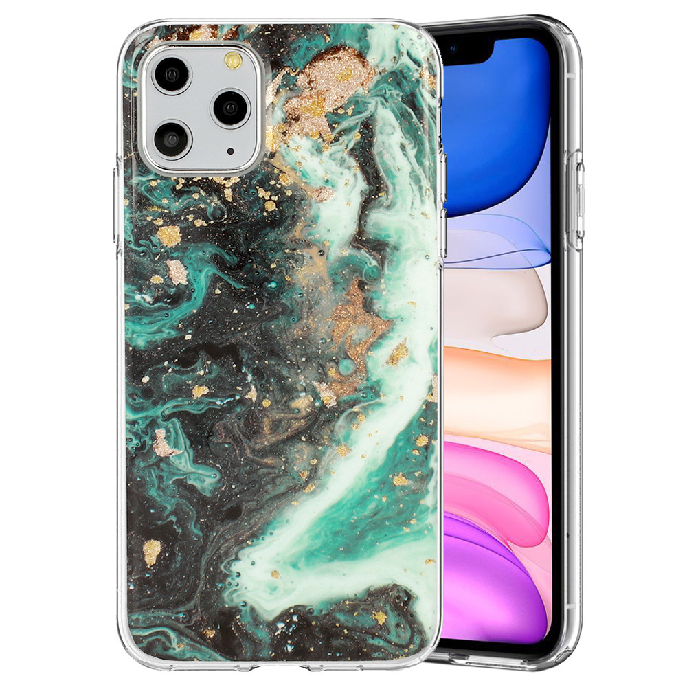 Pokrowiec Marble Glitter Case wzr 4 Apple iPhone 12