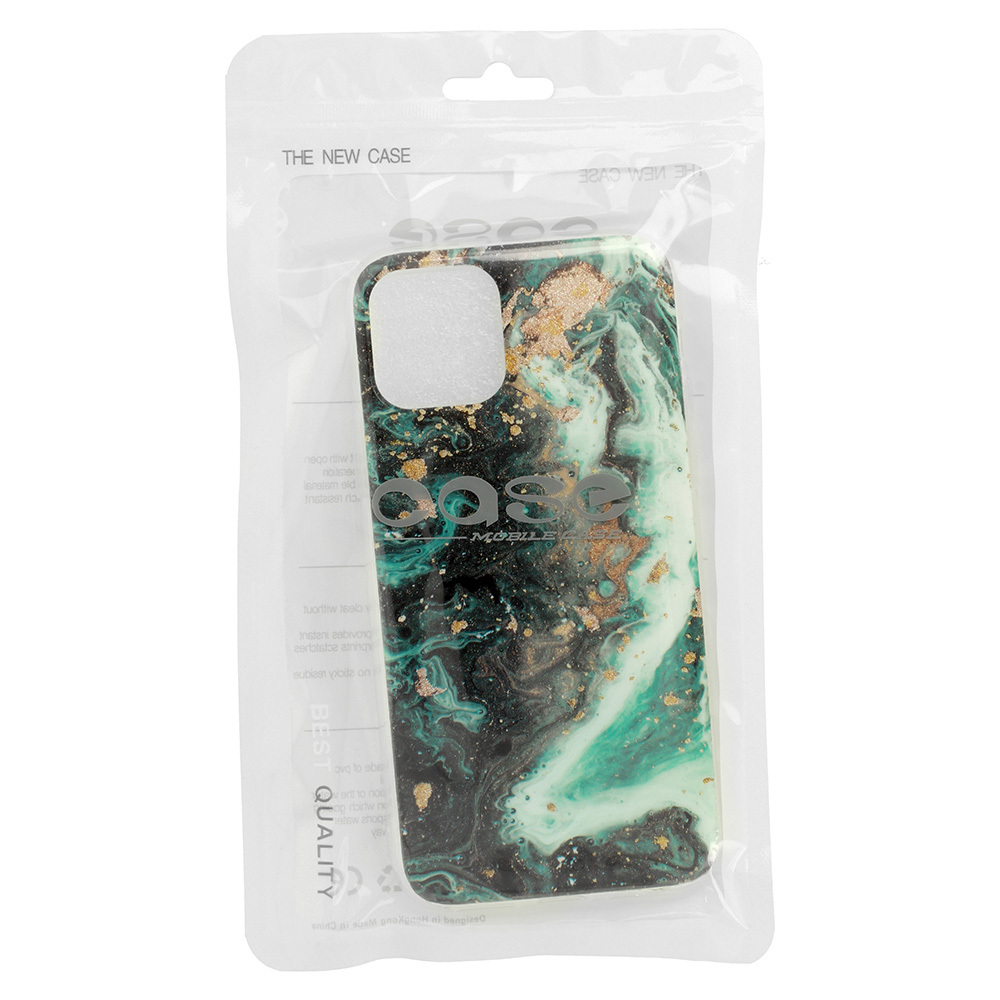 Pokrowiec Marble Glitter Case wzr 4 Apple iPhone 12 / 5