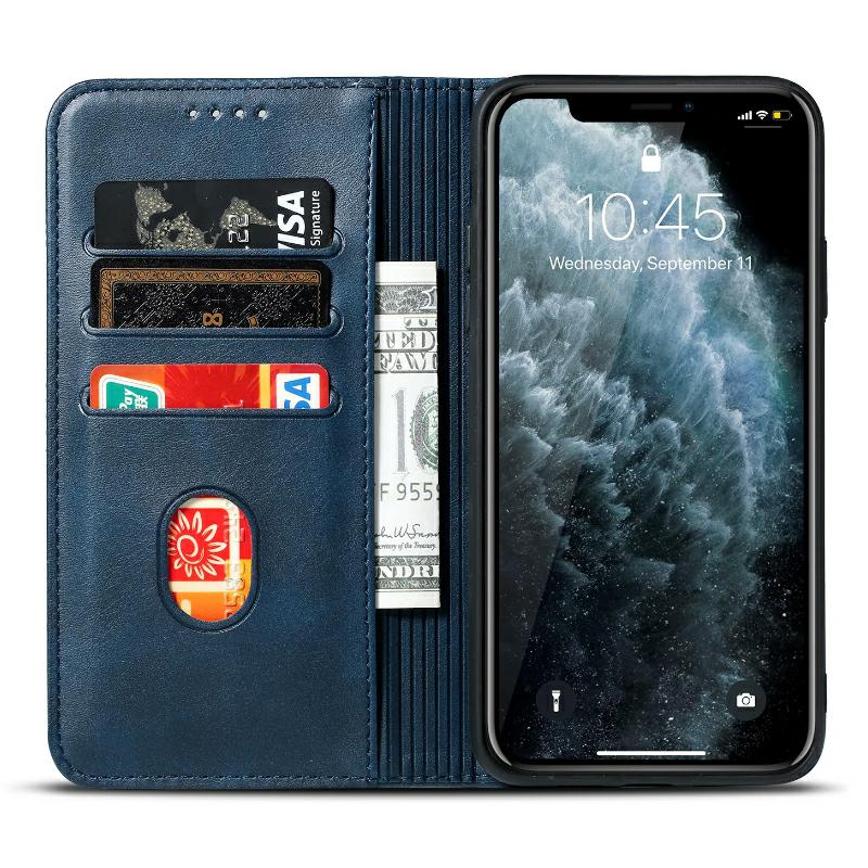 Pokrowiec Marva Wallet niebieski Motorola Moto G35 5G / 4