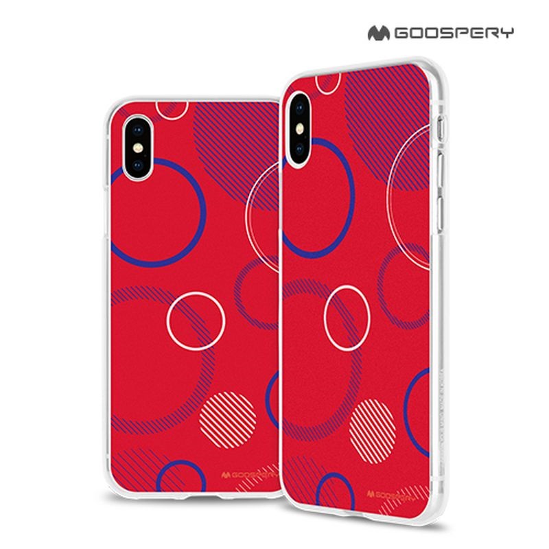 Pokrowiec Mercury DV Jelly Case czerwony Apple iPhone XS / 2