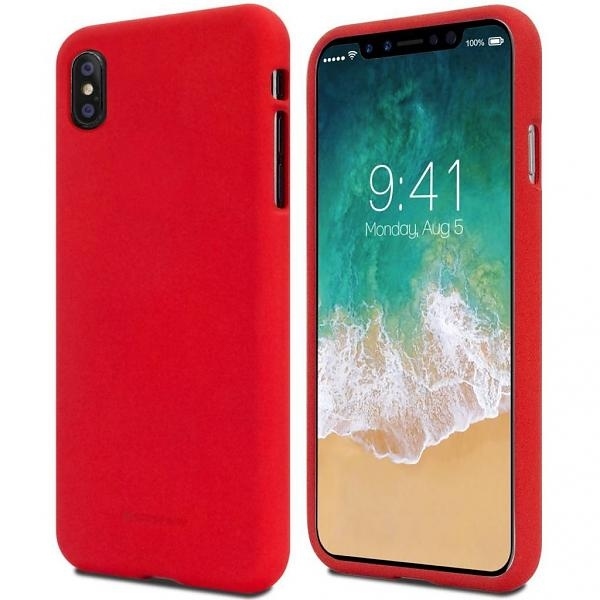 Pokrowiec Mercury Soft czerwony Apple iPhone X