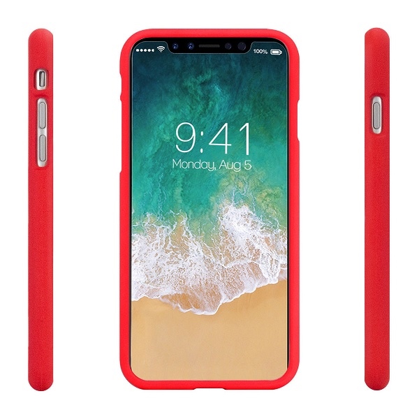 Pokrowiec Mercury Soft czerwony Apple iPhone X / 2