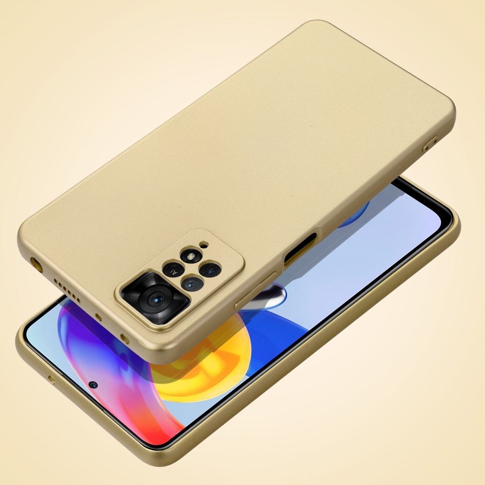 Pokrowiec Metallic zoty Xiaomi Redmi 9AT / 7