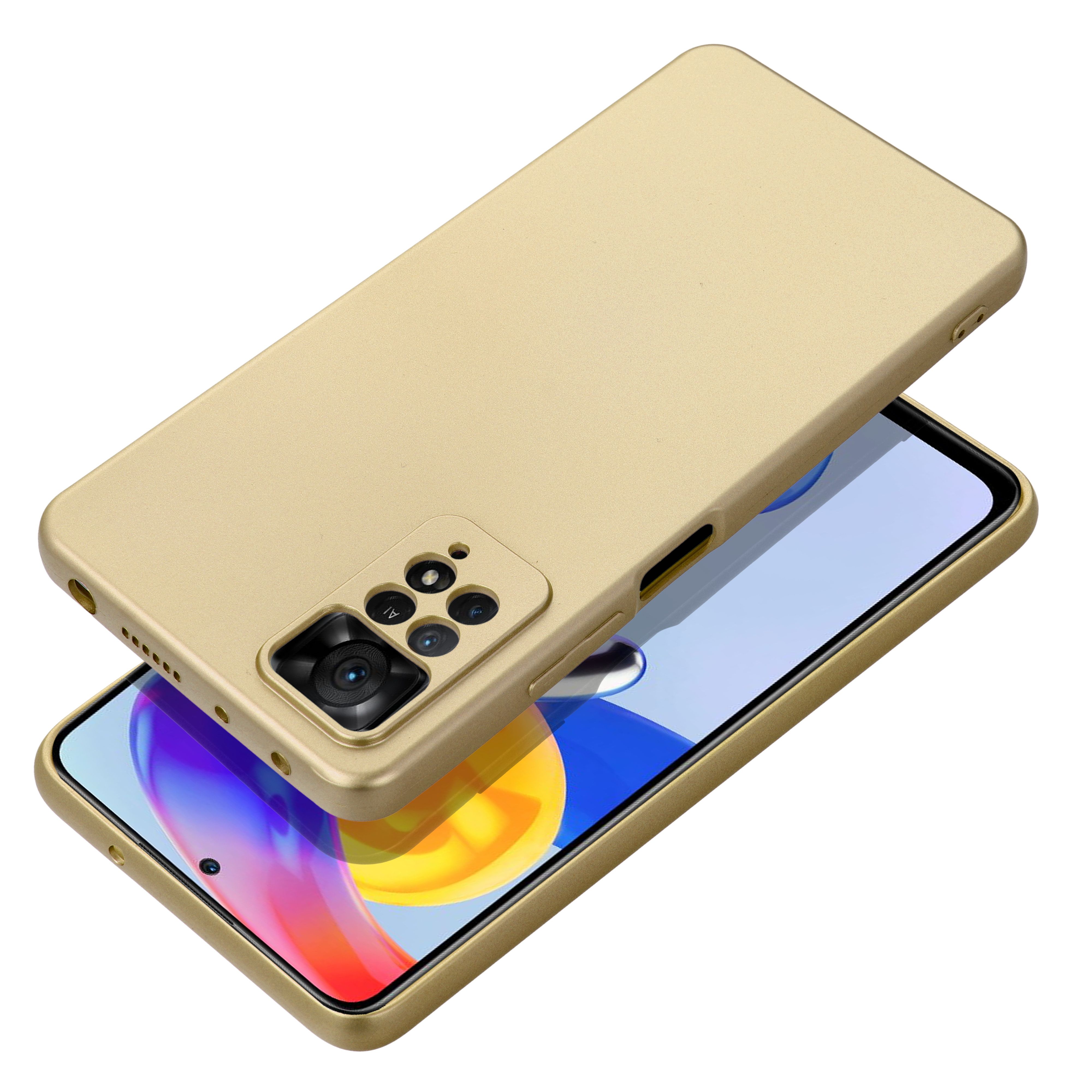 Pokrowiec Metallic zoty Xiaomi Redmi Note 12 Pro 5G