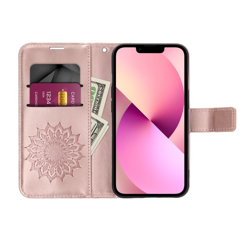 Pokrowiec Mezzo Book Mandala rowy Xiaomi Redmi 9C NFC / 4