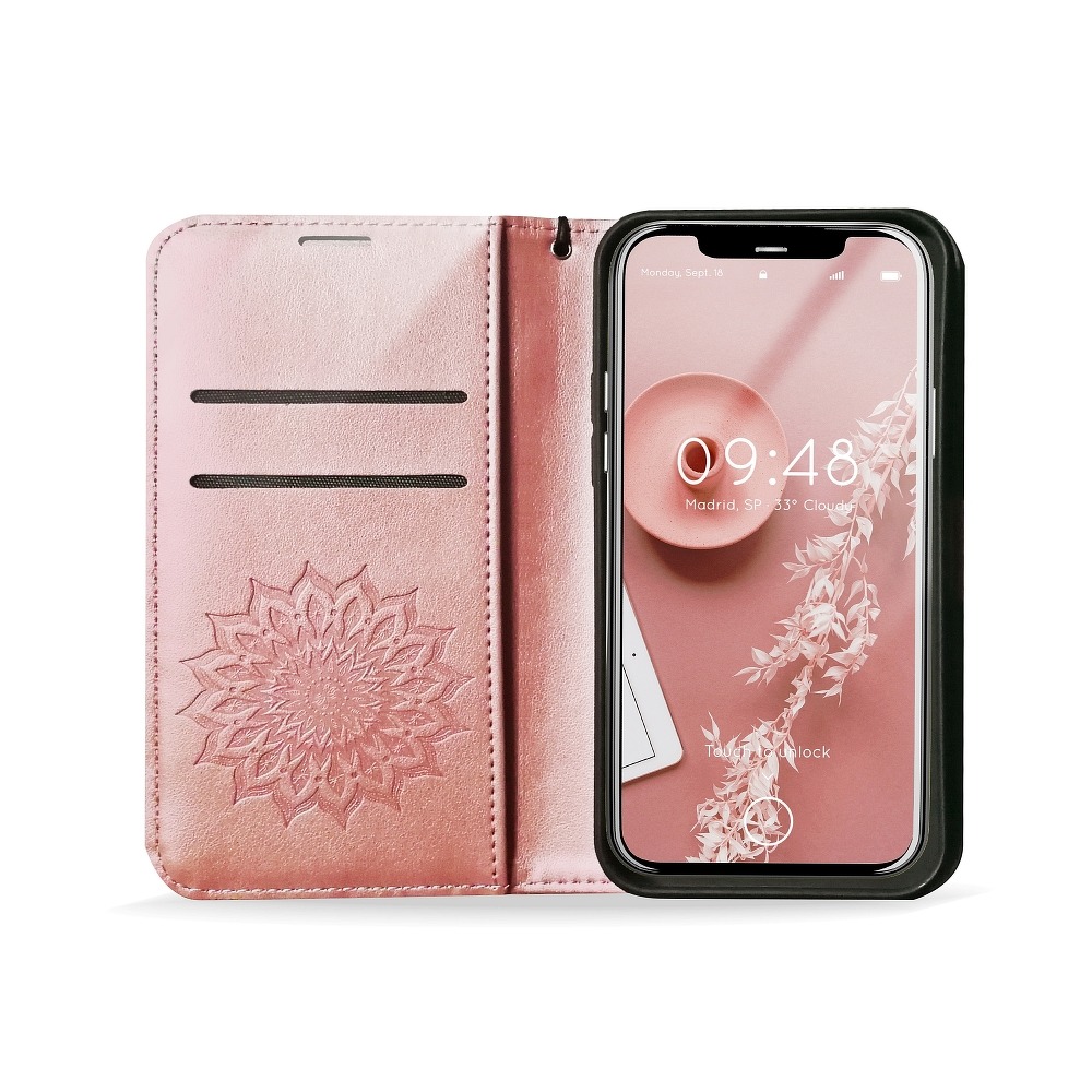 Pokrowiec Mezzo Book Mandala rowy Xiaomi Redmi Note 11 5G / 6