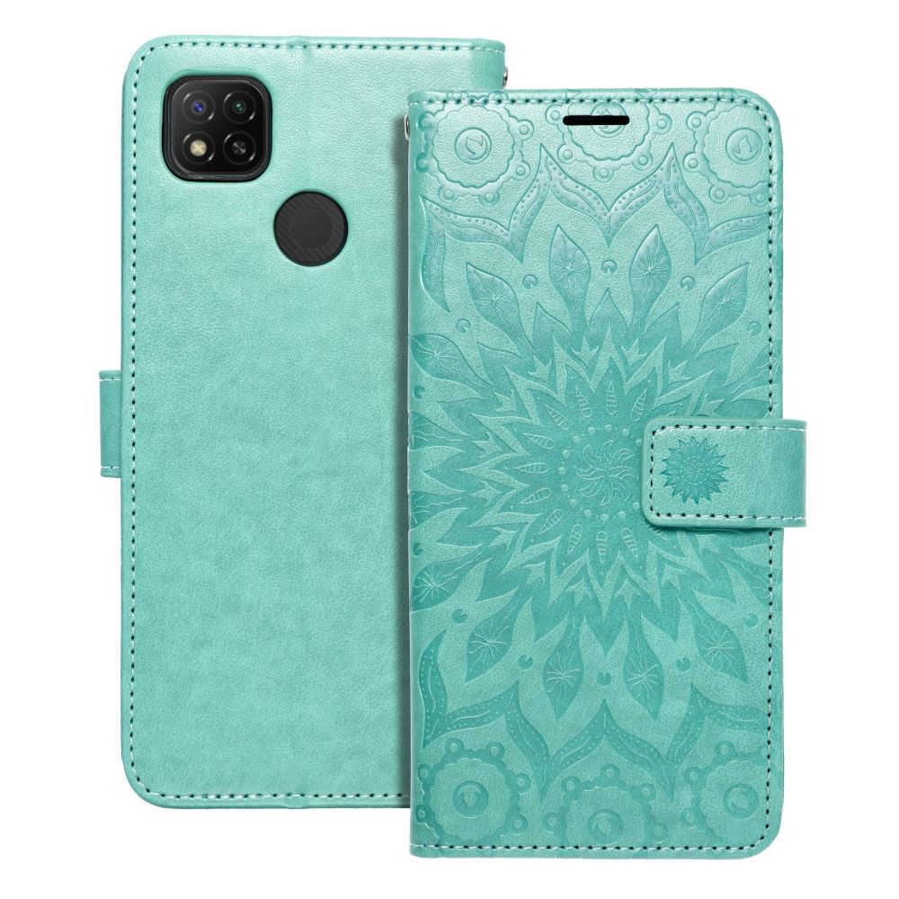 Pokrowiec Mezzo Book Mandala zielony Xiaomi Redmi 9C NFC