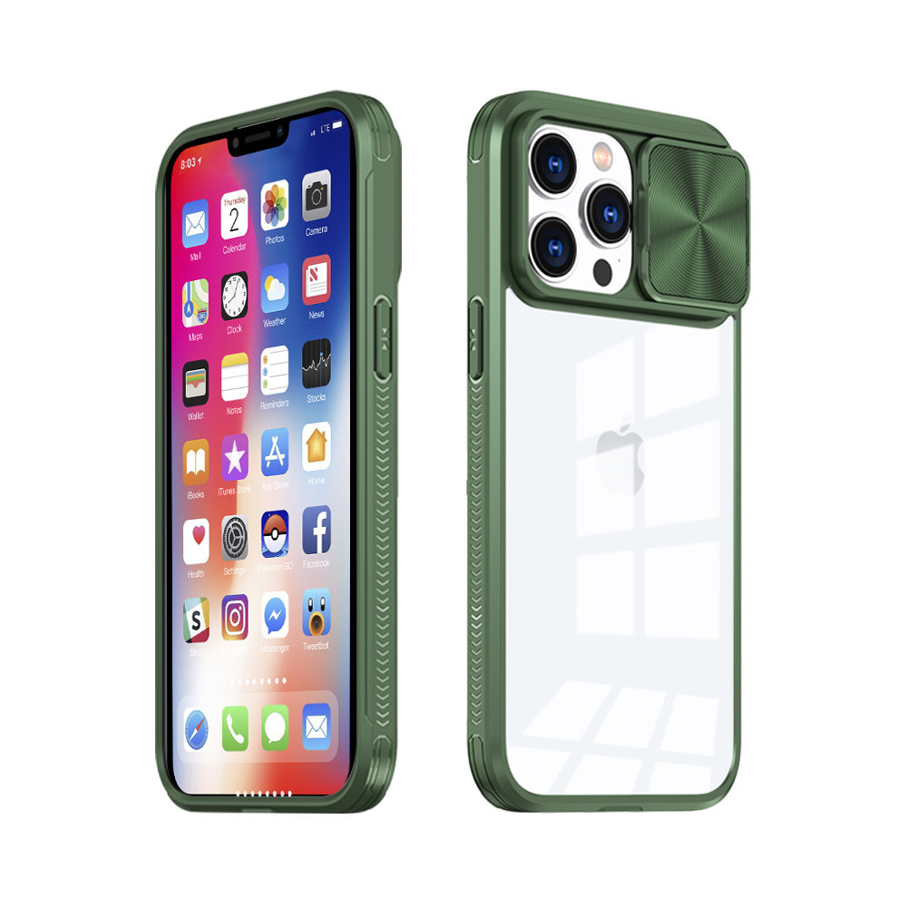 Pokrowiec MX Camslider zielony Apple iPhone 14 Plus