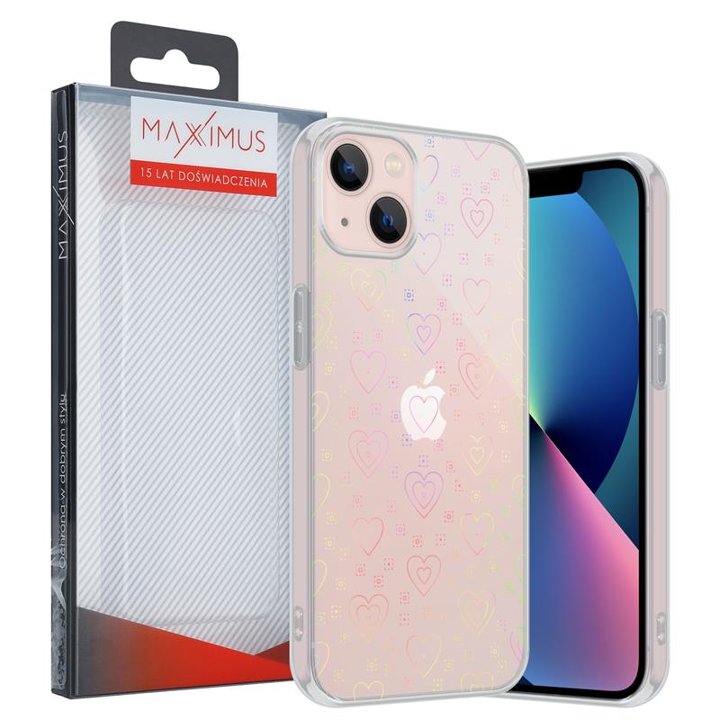 Pokrowiec MX Holo Heart przeroczysty Apple iPhone 11 / 4