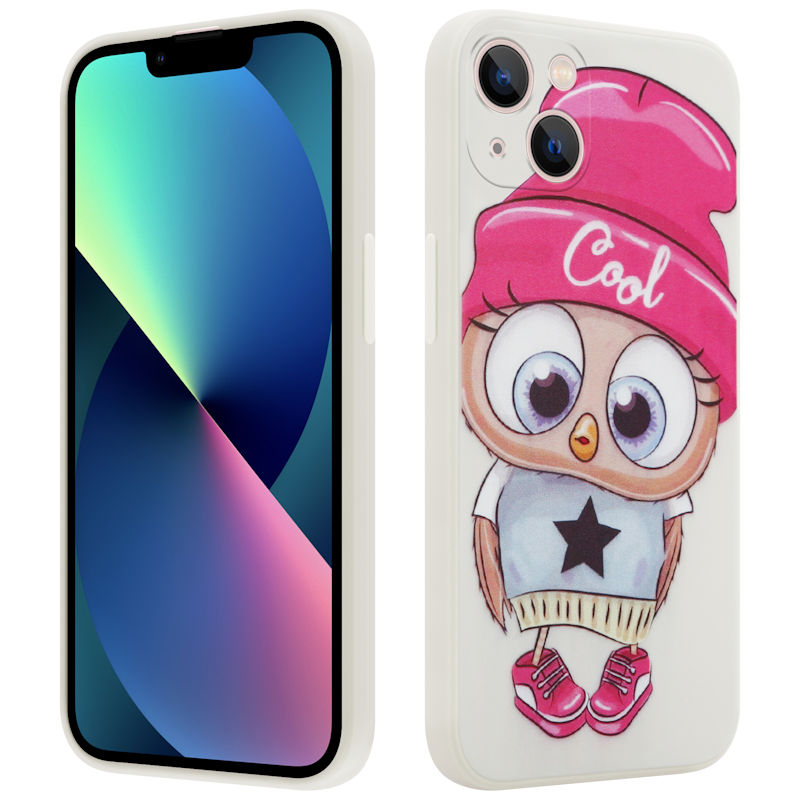 Pokrowiec MX Owl Cool beowy Apple iPhone 12