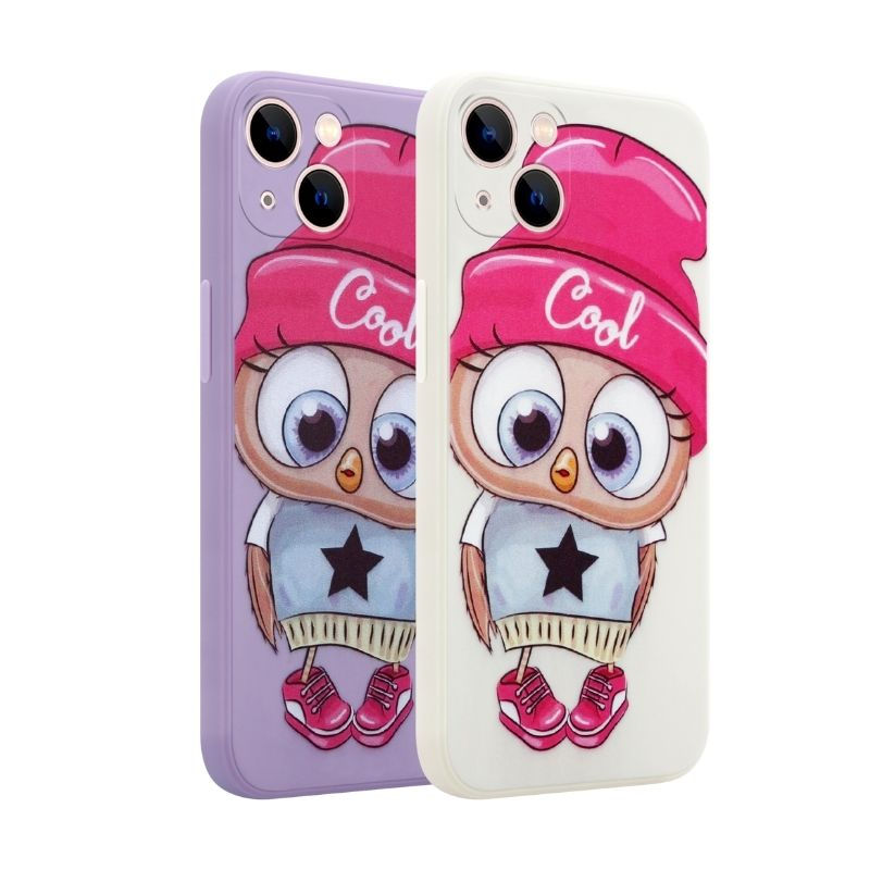 Pokrowiec MX Owl Cool beowy Apple iPhone 12 / 5