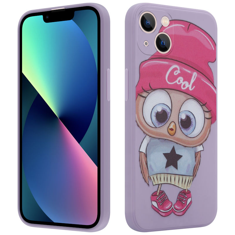 Pokrowiec MX Owl Cool fioletowy Apple iPhone 12