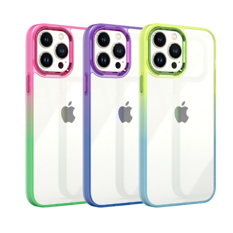 Pokrowiec MX Rainbow fioletowo-niebieski Apple iPhone 13 Pro Max / 6