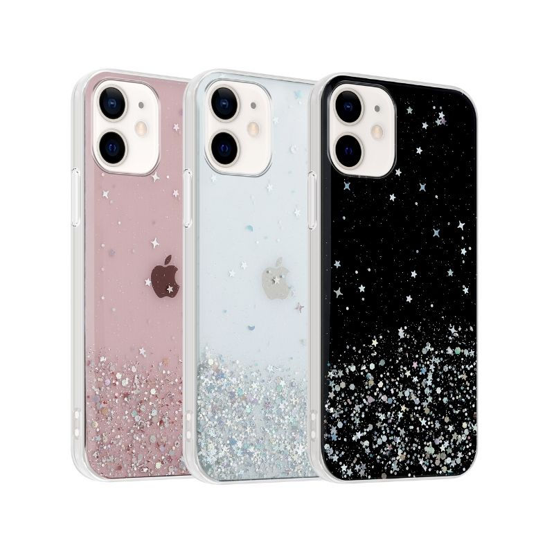 Pokrowiec MX Shine czarny Apple iPhone 13 Mini / 5