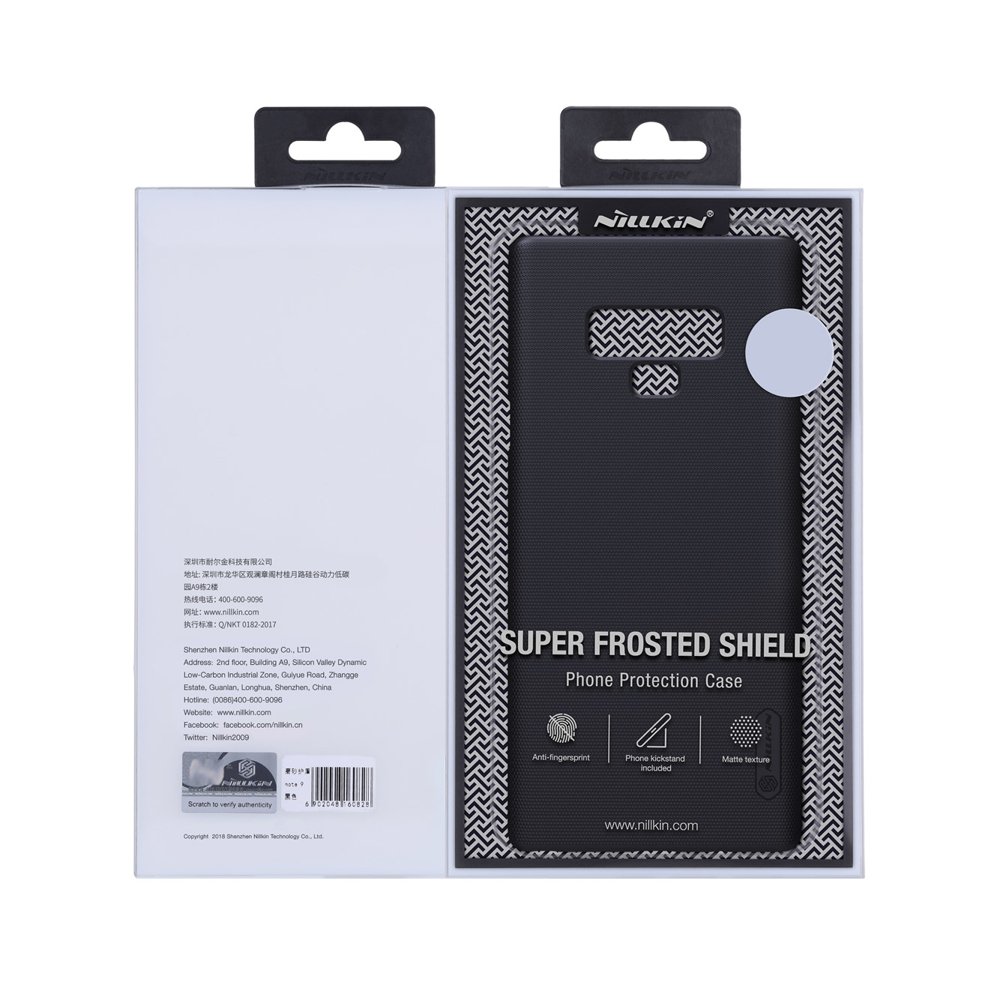 Pokrowiec Nillkin Super Frosted Shield czarny Samsung Galaxy A12 / 5