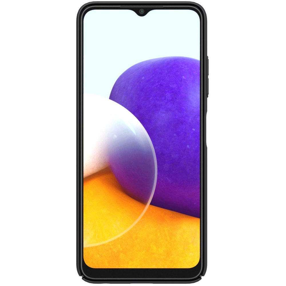 Pokrowiec Nillkin Super Frosted Shield czarny Samsung Galaxy A22 5G / 2