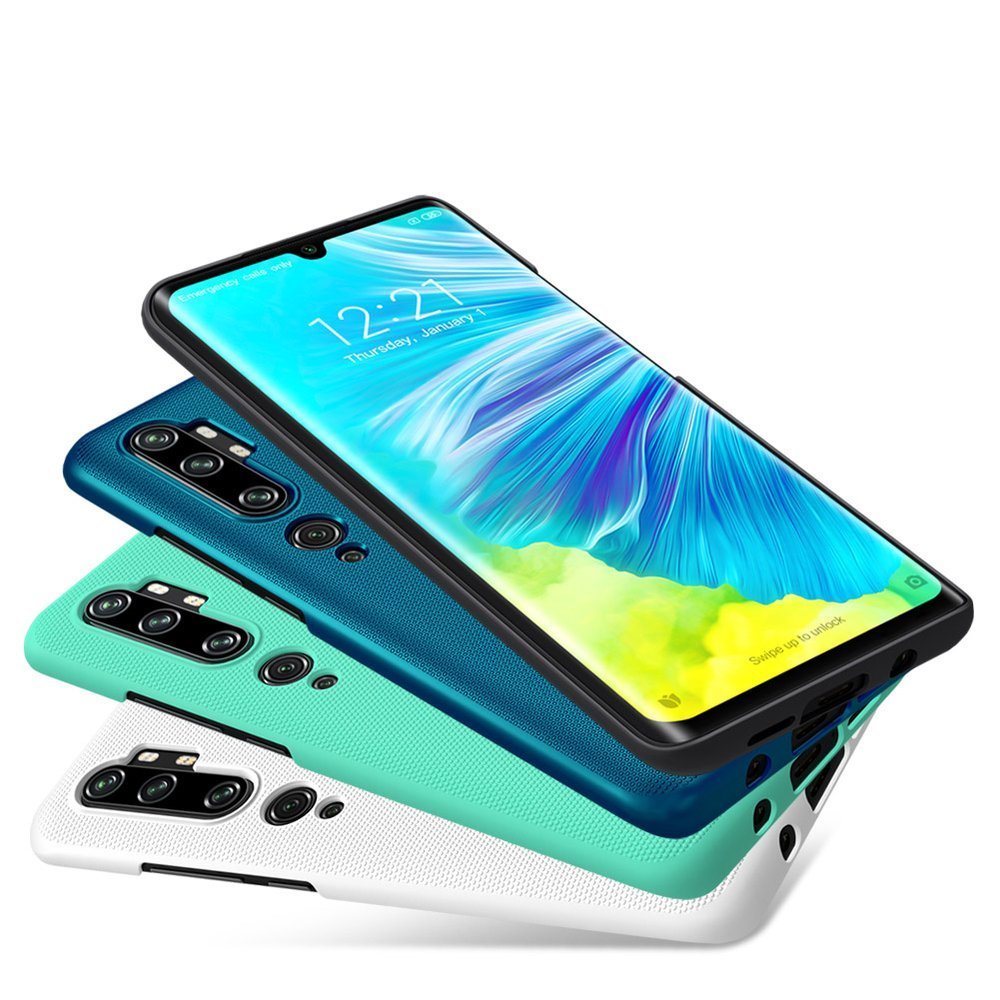 Pokrowiec Nillkin Super Frosted Shield czarny Xiaomi Mi Note 10 Pro / 8