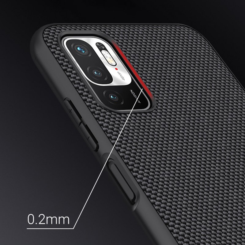 Pokrowiec Nillkin Textured Case czarny Xiaomi Redmi Note 10 5G / 11